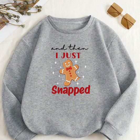 Gingerbread Crewneck Sweater