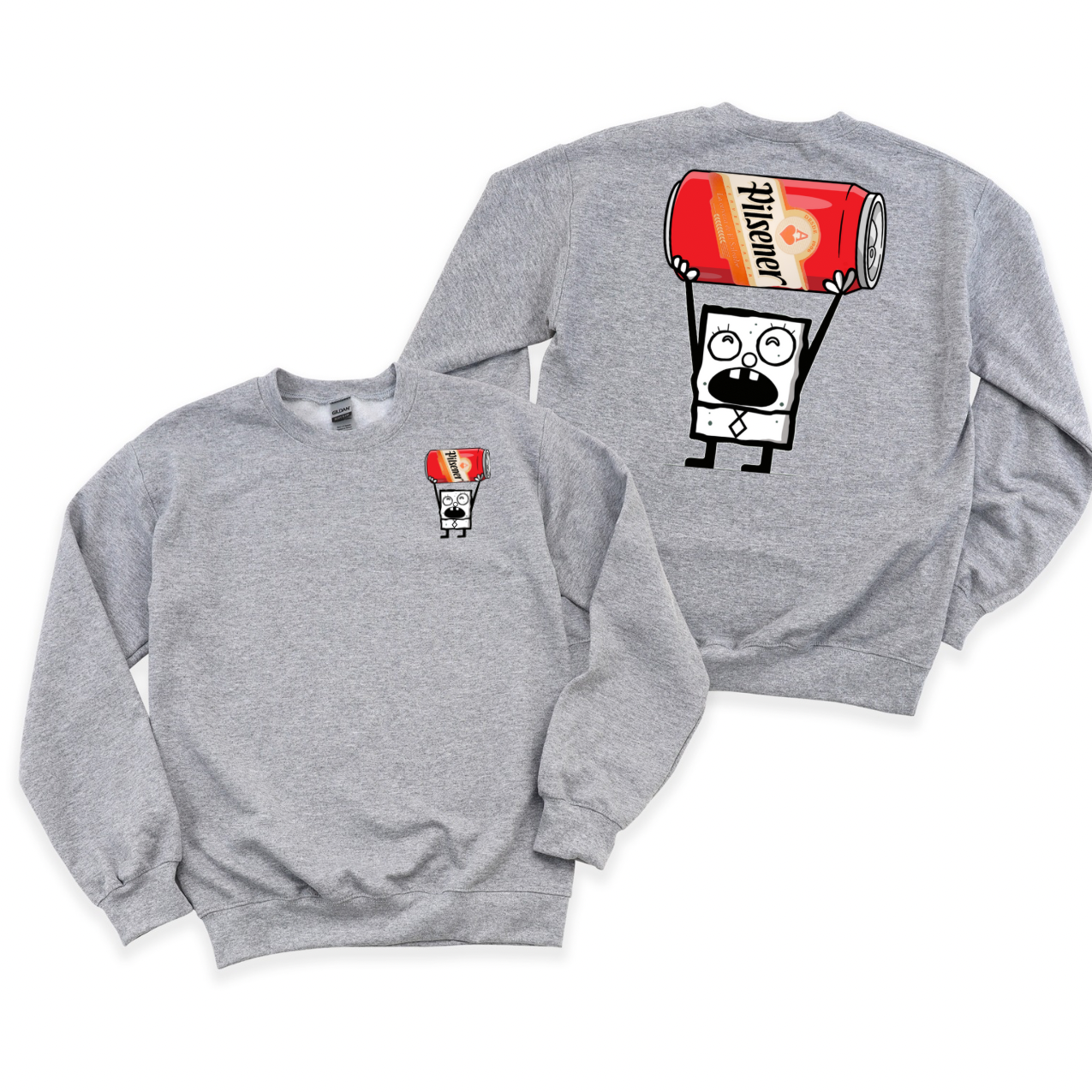 Doodle Bob Pilsener Crewneck Sweater